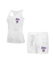 Concepts Sport women's White Sacramento Kings Quartz Tank Top Shorts Set