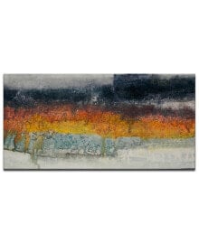 'Fields' Abstract Canvas Wall Art, 18x36
