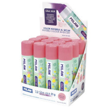 MILAN Display Box 12 Violet Glue Sticks 21g Fary Tale Special Series