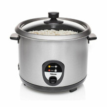 Rice Cooker Tristar RK-6129 Arrocera 900 W Silver Stainless steel