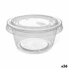 Set of reusable bowls Algon Sauces 10 Pieces Plastic 60 ml (36 Units)