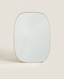 Wall mirror with round frame