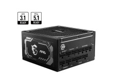 Купить блоки питания для компьютеров MSI: MSI MAG A1250GL 1250W PCIE 5, 80+ GOLD Fully Modular Gaming PSU, ATX Power Su...