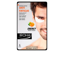 Iroha Hydrogel Patches Anti- Fatigue Гидрогелевые патчи  для кожи под глазами против признаков усталости 6 шт