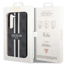 GUESS GUHCS23SP4RPSK S23 S911 4G Printed Stripe phone case