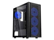 Купить компьютерные корпуса для игровых ПК DIYPC: DIYPC DIY-S03 Black Steel/ Tempered Glass ATX Mid Tower Gaming Computer Case