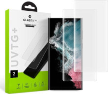 Glastify SZKŁO HARTOWANE GLASTIFY UVTG+ 2-PACK GALAXY S23 ULTRA CLEAR