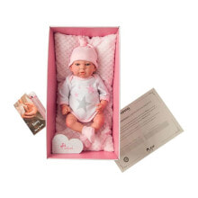 MUÑECAS ARIAS Gala 40 cm With Soft Body Blanket And Plush With Weight baby doll