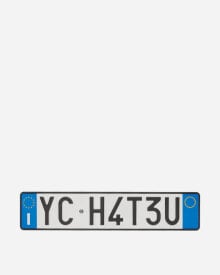 License Plate Multicolor