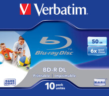 Диски и кассеты Verbatim 43736 чистые Blu-ray диски BD-R 50 GB 10 шт