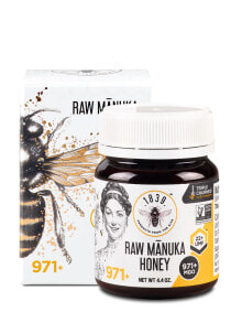Прополис и пчелиное маточное молочко 1839 Honey Certified Raw Manuka Honey Натуральный мед манука, содержание метилглиоксаля 971 мг/кг  125 г
