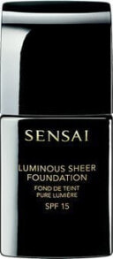 Тональные средства для лица kanebo Sensai Luminous Sheer Foundation Spf15 Стойкий увлажняющий тональный крем с естественным сияющий финишем  30 мл