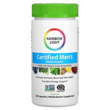 Витамины и БАДы для мужчин rainbow Light, Certified Men's Multivitamin, 120 Capsules