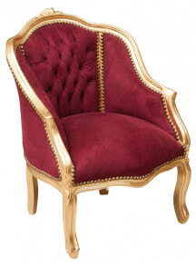 Sessel Antik Braun LOUIS XVI