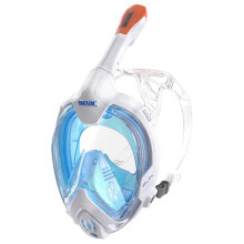 Masks and snorkels for scuba diving