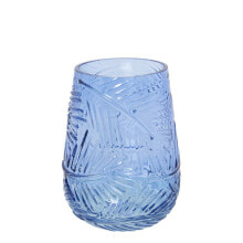 Vase Alexandra House Living Blue Crystal 13 x 18 cm