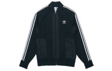 adidas originals三叶草 立领运动休闲夹克外套 男款 黑色 / Куртка Adidas originals DH5758
