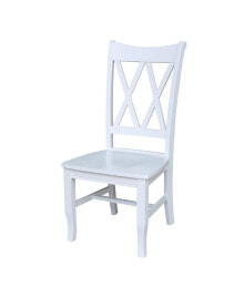 Double X Back Chair, Set of 2