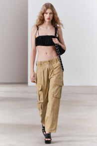 Zw collection puffy crop top