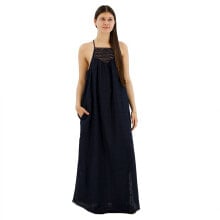 SUPERDRY Lace Halter Beach sleeveless long dress