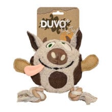 DUVO+ Cow Plush Dog Toy