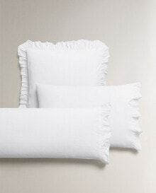 Ruffled pillowcase