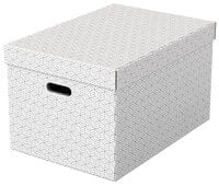 Esselte Leitz 628286 - Storage box - White - Rectangular - Cardboard - Pattern - Indoor