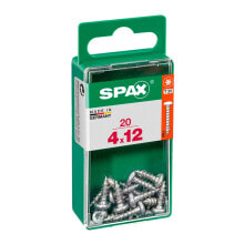 SPAX Wirox 4.0x12 mm Round Head Wood Screw 20 Units