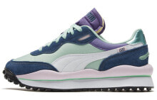 PUMA Style Rider Valentines D 'Mist Green Navy' 舒适 防滑轻便 低帮 生活休闲鞋 男女同款 绿色 / Кроссовки Puma Style Rider Valentine's Day 373435-01