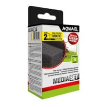 AQUAEL Micro Plus Aquarium Filter Sponge 2 Units