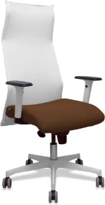 Office Chair Piqueras y Crespo 54BR65G White Dark brown