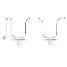 CREATIVE CABLES EIVA IP65 eiva ip65 outdoor garland with 2 screens and rosette - with bulb