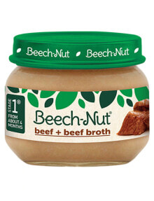 Детское пюре Детское пюре Beech-Nut говядина и говяжий бульон из бука и ореха, 10 шт, от 4 месяцев и старше
