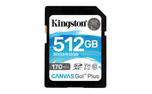 Карты памяти Kingston Technology Canvas Go! Plus карта памяти 512 GB SD Класс 10 UHS-I SDG3/512GB