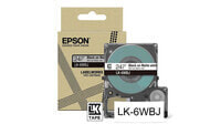 Epson LK-6WBJ Черный, Белый C53S672064