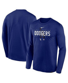 Nike men's Royal Los Angeles Dodgers Authentic Collection Team Logo Legend Performance Long Sleeve T-shirt