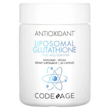 Антиоксиданты codeage, Липосомальный глутатион, 500 мг, 60 капсул
