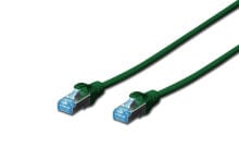 Кабели и разъемы для аудио- и видеотехники digitus 3m Cat5e сетевой кабель SF/UTP (S-FTP) Зеленый DK-1531-030/G