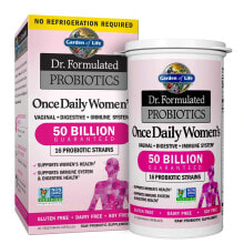 Пребиотики и пробиотики garden of Life, Dr. Formulated Probiotics, пробиотики, одна таблетка в день для женщин, 30 вегетарианских капсул
