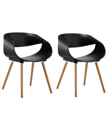 Best Master Furniture christian Mid Century Modern Side Chairs, Set of 2