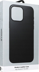 Nomad Nomad Modern Leather Case, black - iPhone 15 Pro Max