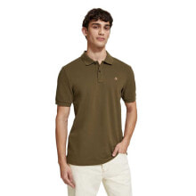 SCOTCH & SODA Essential Organic Cotton Pique Polo Short Sleeve Polo