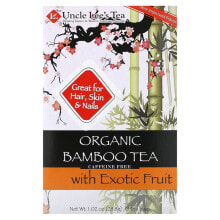 Uncle Lee's Tea, органический чай из бамбука и экзотических фруктов, без кофеина, 18 чайных пакетиков, 28,8 г (1,02 унции)