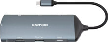 Купить компьютерные разъемы и переходники CANYON: Stacja/replikator Canyon DS-15 USB-C (TAR-2206089)