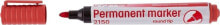 Фломастеры для рисования для детей d.Rect Marker 2150 perm. round red (12 pcs) D.RECT