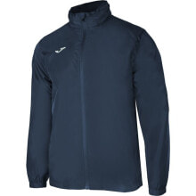 Мужские демисезонные куртки мужская куртка синяя без капюшона Joma Iris M 100087.300 football jacket