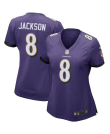 Nike women's Lamar Jackson Purple Baltimore Ravens Game Player Jersey