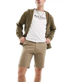 Купить мужские шорты Ben Sherman: Ben Sherman slim fit stretch chino short in off white