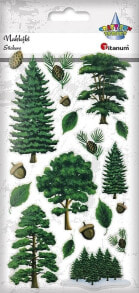 Наклейки для детского творчества Titanum Naklejki foliowe drzewa 19szt