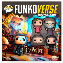 Настольные игры для компании настольная игра FunKo POP! Funkoverse Гарри Поттер - 4 фигурки персонажей (Английский)